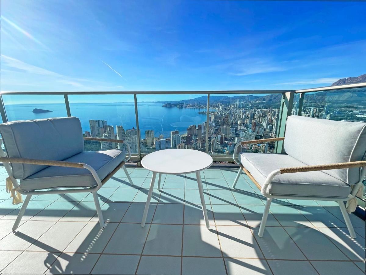 شقة Skyline 41 Gran Lujo, Terraza Grande Y Vistas Al Mar - Planta 41 بينايدورم المظهر الخارجي الصورة