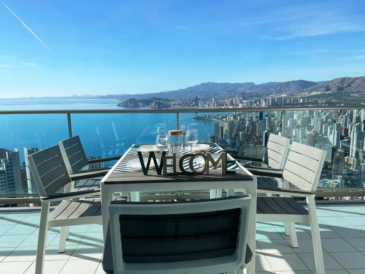 شقة Skyline 41 Gran Lujo, Terraza Grande Y Vistas Al Mar - Planta 41 بينايدورم المظهر الخارجي الصورة