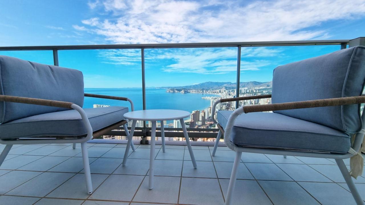 شقة Skyline 41 Gran Lujo, Terraza Grande Y Vistas Al Mar - Planta 41 بينايدورم المظهر الخارجي الصورة