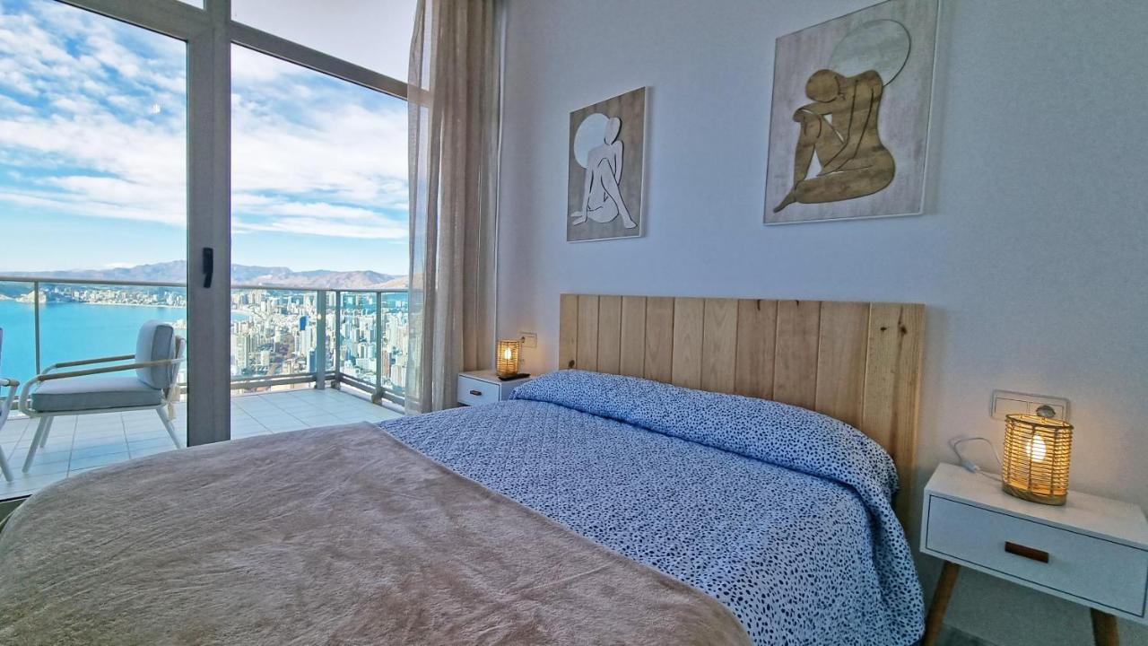شقة Skyline 41 Gran Lujo, Terraza Grande Y Vistas Al Mar - Planta 41 بينايدورم المظهر الخارجي الصورة