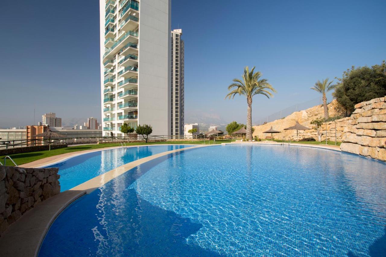شقة Skyline 41 Gran Lujo, Terraza Grande Y Vistas Al Mar - Planta 41 بينايدورم المظهر الخارجي الصورة